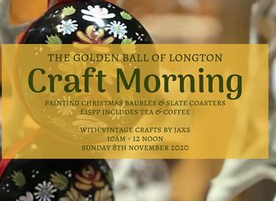 Christmas Bauble & Coaster Painting workshop