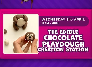 The Edible Chocolate Playdough Creation Station at Affinity