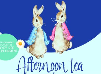 Afternoon Tea with Peter Rabbit at Barton Manor Hotel