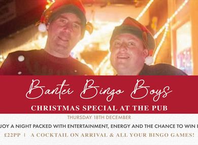 Banter Bingo Boys Christmas Special at Holland Hall