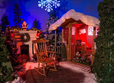 Santa's first stop will be at Blackpool Pleasure Beach's Christmas Grotto