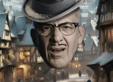 Count Arthur Strong is Charles Dickens in 'A Christmas Carol'