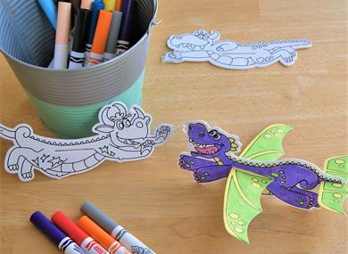 Fiery Dragon Crafts