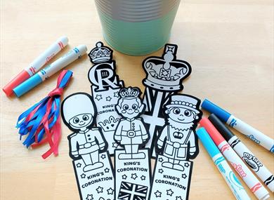Coronation Bookmarks at the Castle
