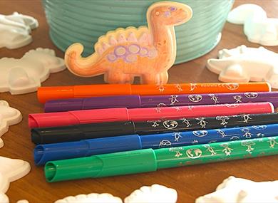 Dino-tastic crafts at the Castle