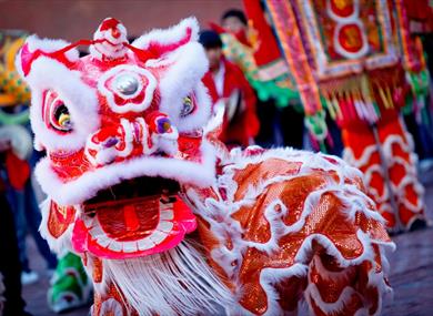 Colourful and entertaining street performers.