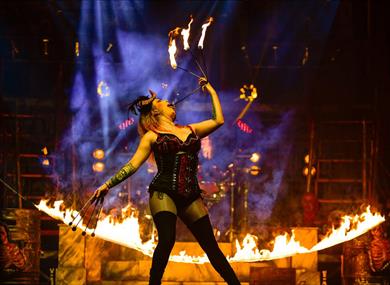 Circus of Horrors.  Rock Horror Variety Show