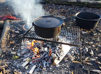 Fire Lighting and Campfire Cooking Wild Workshop