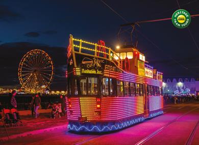 Ride the Lights Night Illuminations Tram Tours