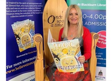 Believe in the Magic of Blackburn Town Centre book signing at WHSmith
