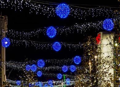 Preston Christmas Lights Switch On