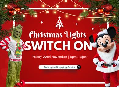 Light Switch On at Fishergate Shopping Centre
