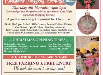 Christmas Shopping Evening