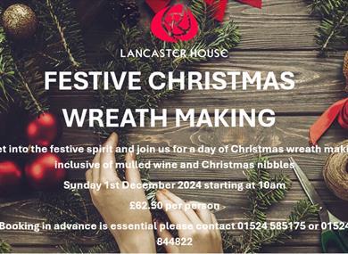 Festive Wreath Making at Lancaster House