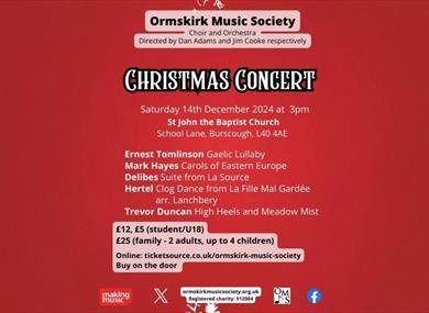 Ormskirk Music Society Family Christmas Concert