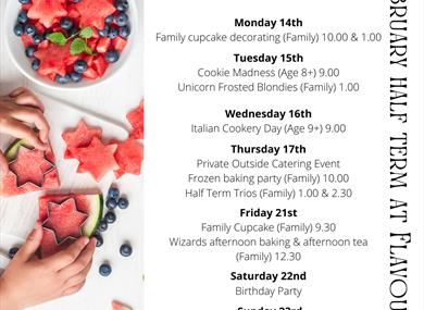 Half term trios at Flavours