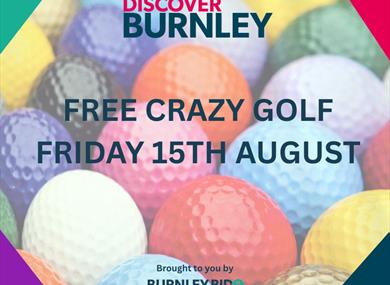 FREE Family Summer Fun – Crazy Golf – Friday 15th August 2025 – 11am – 3pm