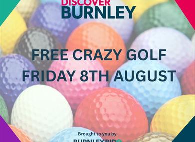 FREE Family Summer Fun – Crazy Golf – Friday 8th August 2025 – 11am – 3pm