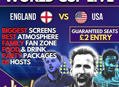 World Cup Live – England v USA