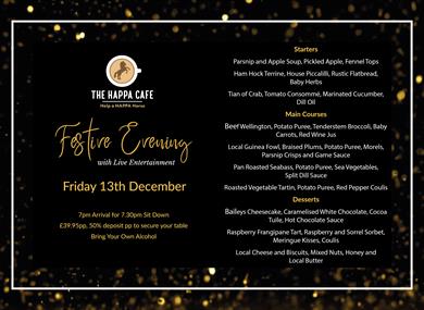 Festive Evening with Live Entertainment at HAPPA