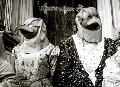 Meet the Plague Doctor at Gawthorpe Hall