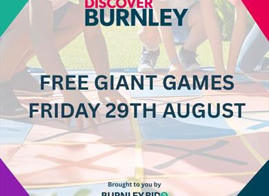 FREE Family Summer Fun – Giant Games – Friday 29th August 2025 – 11am – 3pm
