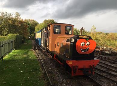 Pumpkin Express at West Lancashire Light Railway