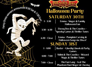 Halloween at Pirates Bay on Central Pier