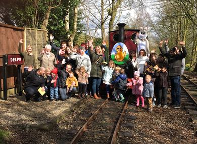 Easter Egg Hunt at West Lancashire Light Railway