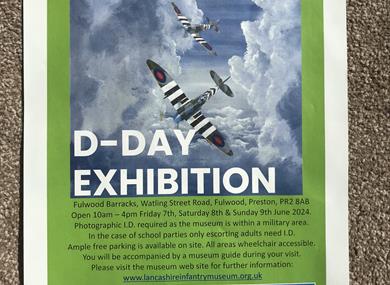 Lancashire Infantry Museum D-Day model exhibition.