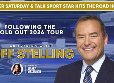 An Evening with Jeff Stelling with host Bianca Westwood