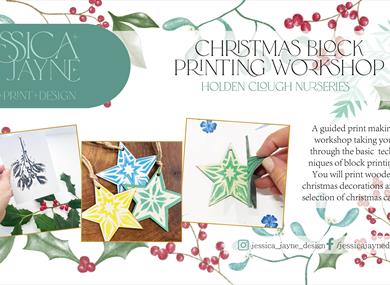 Christmas Block Printing Workshop