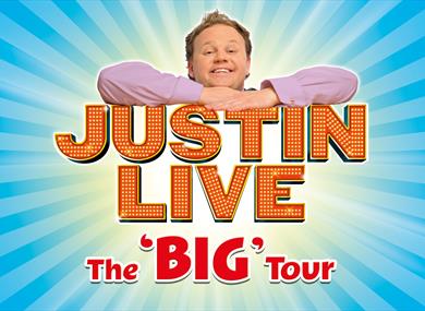 Justin Live event poster