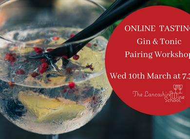 ONLINE TASTING Gin & Tonic Pairing Workshop