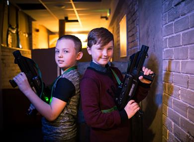 District A Laser Tag Arena at Adrenaline