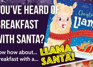 Breakfast with Llama Santa