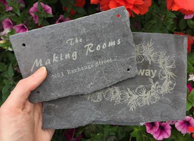 Make Your Own Slate Sign