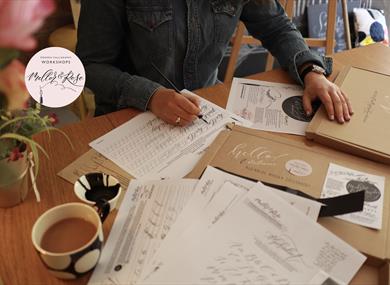 Modern Calligraphy Workshop at Neptune
