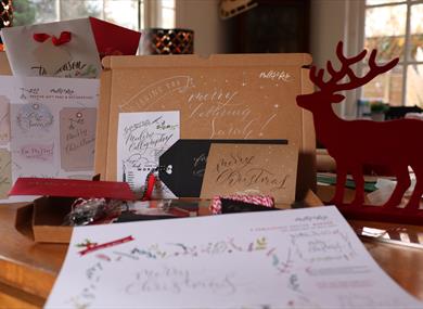 Christmas Calligraphy Workshop at Lytham Hall
