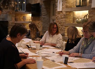 Modern Calligraphy Workshop with Mellor & Rose