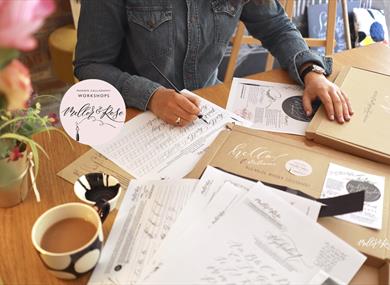Modern Calligraphy Workshop with Mellor & Rose