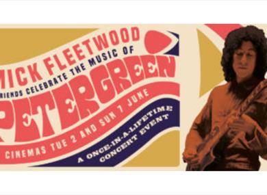 Colourful poster for the concert.