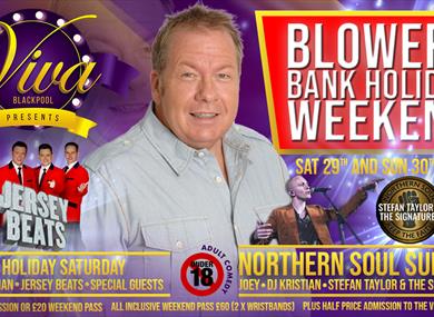 Joey Blower at Viva Blackpool