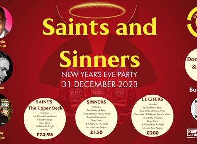 Saints and Sinners New Years Eve Party - Grosvenor Christmas