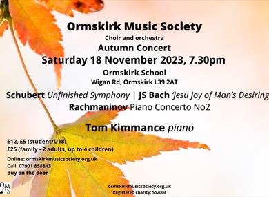 Ormskirk Music Society Autumn Concert