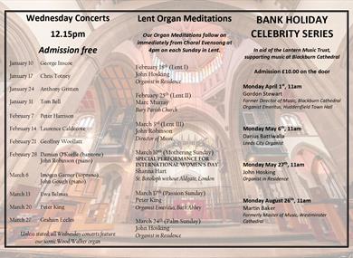 Blackburn Cathedral Organ Recital Series