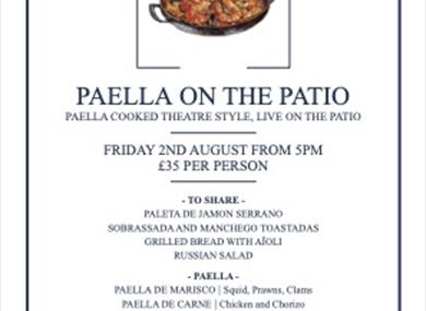 PAELLA ON THE PATIO