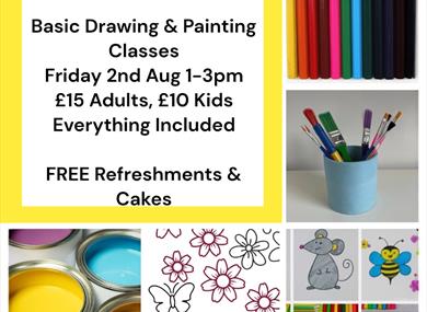 Basic Drawing and Painting Classes
