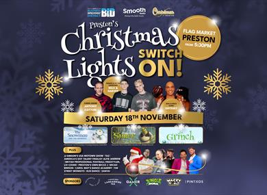 Preston's Christmas Lights Switch On 2023