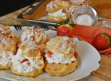 Afternoon Tea - Strawberries and Cream